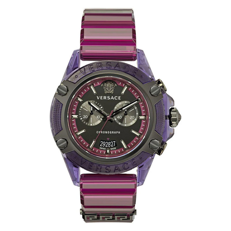 Versace Unisex Watch Chronograph Active Violet VEZ701423