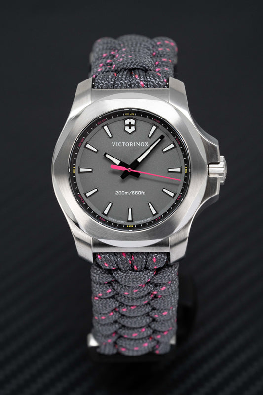 Victorinox Ladies Watch I.N.O.X V Grey Dial Grey Paracord 241771