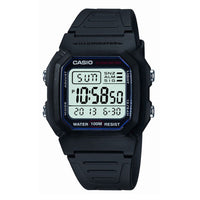 Casio Men's Watch Chronograph Digital Blue Black W-800H-1AVDF