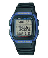 Casio Digital Blue Black Watch W-96H-2AV