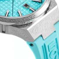 Bomberg Men's Bolt-68 NEO Automatic Teal Lagoon Watch BF43ASS.12-6.12