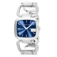 Gucci Watch G Ladies 30mm Silver Blue YA125405