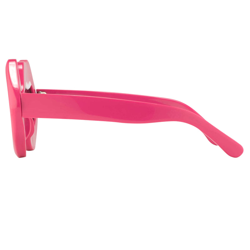 Yaz Bukey x Linda Farrow Pink Grey Sunglasses YAZ1C2SUN