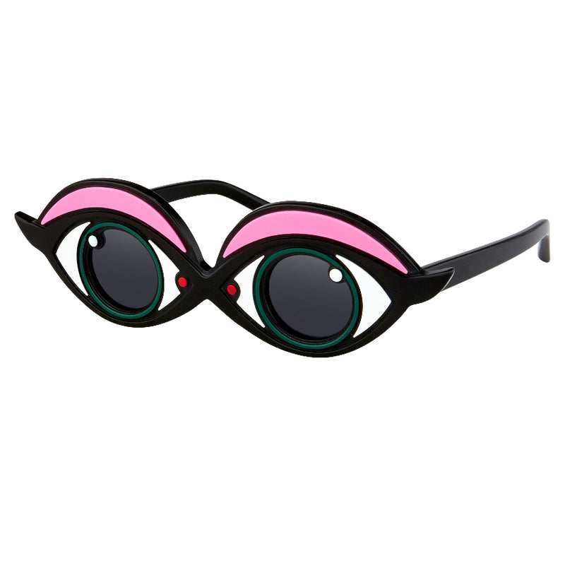 Yaz Bukey X Linda Farrow Black Pink Sunglasses YAZ5C3SUN