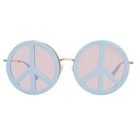 Yaz Bukey x Linda Farrow Blue Pink Sunglasses YAZ8C2SUN