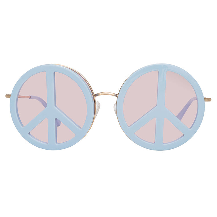 Yaz Bukey x Linda Farrow Blue Pink Sunglasses YAZ8C2SUN