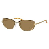 Y/Project x Linda Farrow Brown Polarised Sunglasses YP2C3SUN