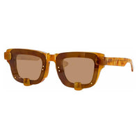 Y/Project x Linda Farrow Brown Polarised Sunglasses YP4C2SUN