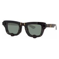 Y/Project x Linda Farrow Black Brown Polarised Sunglasses YP4C3SUN