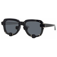 Y/Project x Linda Farrow Black Polarised Sunglasses YP5C1SUN