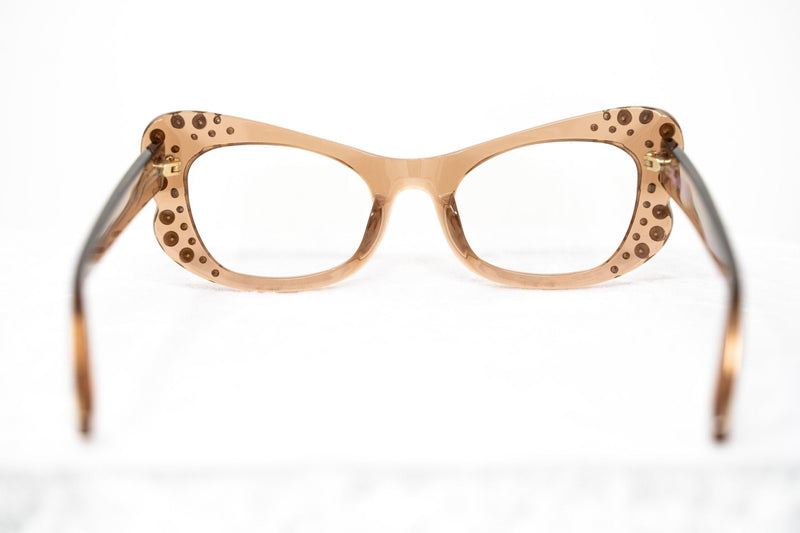 Agent Provocateur Eyeglasses Butterfly Brown - WatchPilot