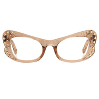 Agent Provocateur Eyeglasses Butterfly Brown - WatchPilot