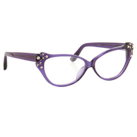 Agent Provocateur Eyeglasses Cat Eye Purple - WatchPilot