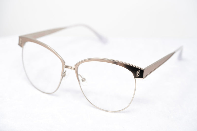 Agent Provocateur Eyeglasses Oval Beige/Silver - WatchPilot