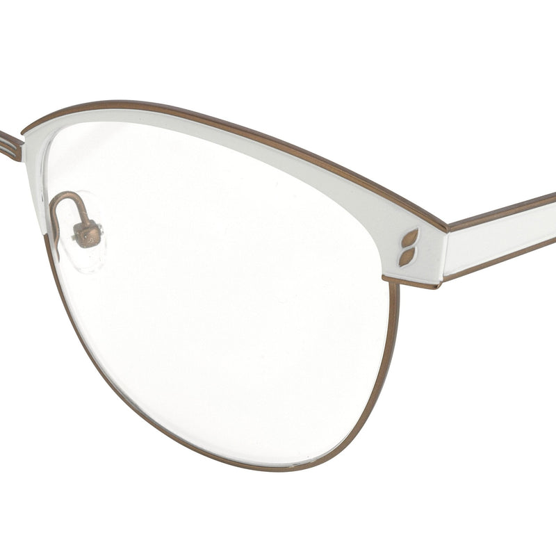 Agent Provocateur Eyeglasses Oval White/Dark Brown - WatchPilot