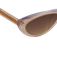 Agent Provocateur Sunglasses Cat Eye Beige and Brown - WatchPilot