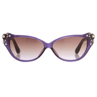 Agent Provocateur Sunglasses Cat Eye Purple and Brown Lenses - AP55C11OPT - WatchPilot