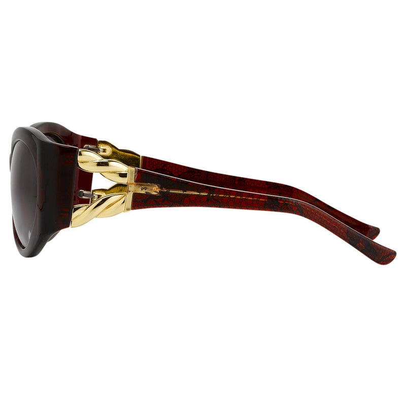 Agent Provocateur Sunglasses Oversized Frame Burgundy and Grey Lenses Category 3 - AP17C3SUN - WatchPilot