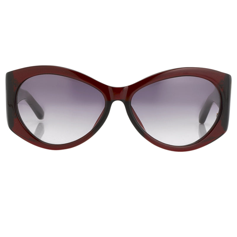 Agent Provocateur Sunglasses Oversized Frame Burgundy and Grey Lenses Category 3 - AP17C3SUN - WatchPilot