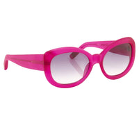 Agent Provocateur Sunglasses Round Pink and Grey Lenses - AP57C6SUN - WatchPilot