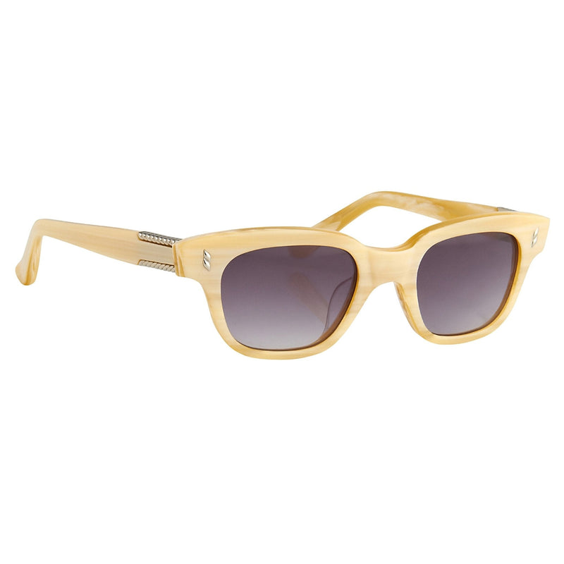 Agent Provocateur Sunglasses Square Striped Yellow and Grey Lenses Category 3 - AP24C6SUN - WatchPilot