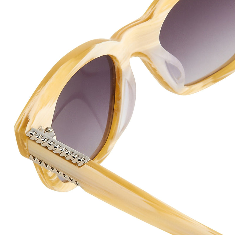 Agent Provocateur Sunglasses Square Striped Yellow and Grey Lenses Category 3 - AP24C6SUN - WatchPilot