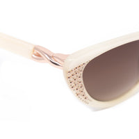 Agent Provocateur Women Sunglasses Cat Eye Beige and Brown Lenses - AP19C8SUN - WatchPilot