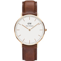 Analogue Watch - Daniel Wellington Men's Brown Classic ST Mawes Watch DW00100035