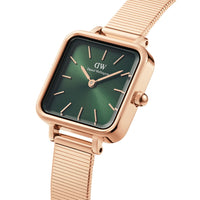 Analogue Watch - Daniel Wellington Quadro Studio Ladies Rose Gold Watch DW00100519