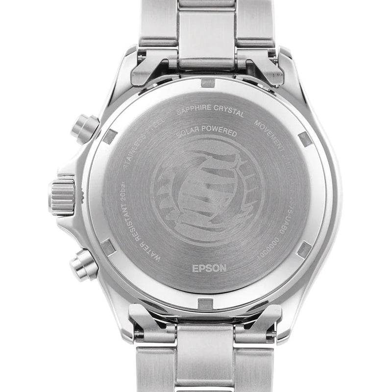 Analogue Watch - Orient Mako Solar Men's Silver Watch RA-TX0203S10B