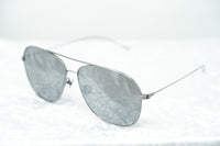 Ann Demeulemeester Men Sunglasses Titanium 925 Silver with Silver Mirror Lenses AD48C2SUN - Watches & Crystals