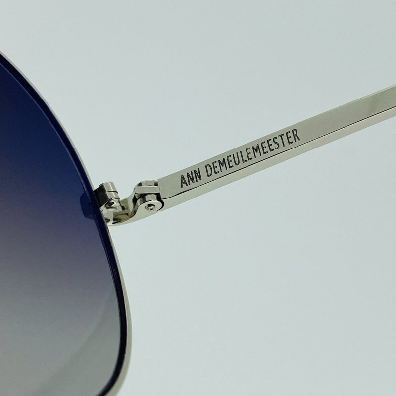 Ann Demeulemeester Sunglasses 925 Silver Titanium with Grey Lenses AD14C1SUN - Watches & Crystals