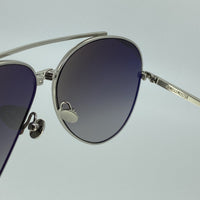 Ann Demeulemeester Sunglasses 925 Silver Titanium with Grey Lenses AD14C1SUN - Watches & Crystals