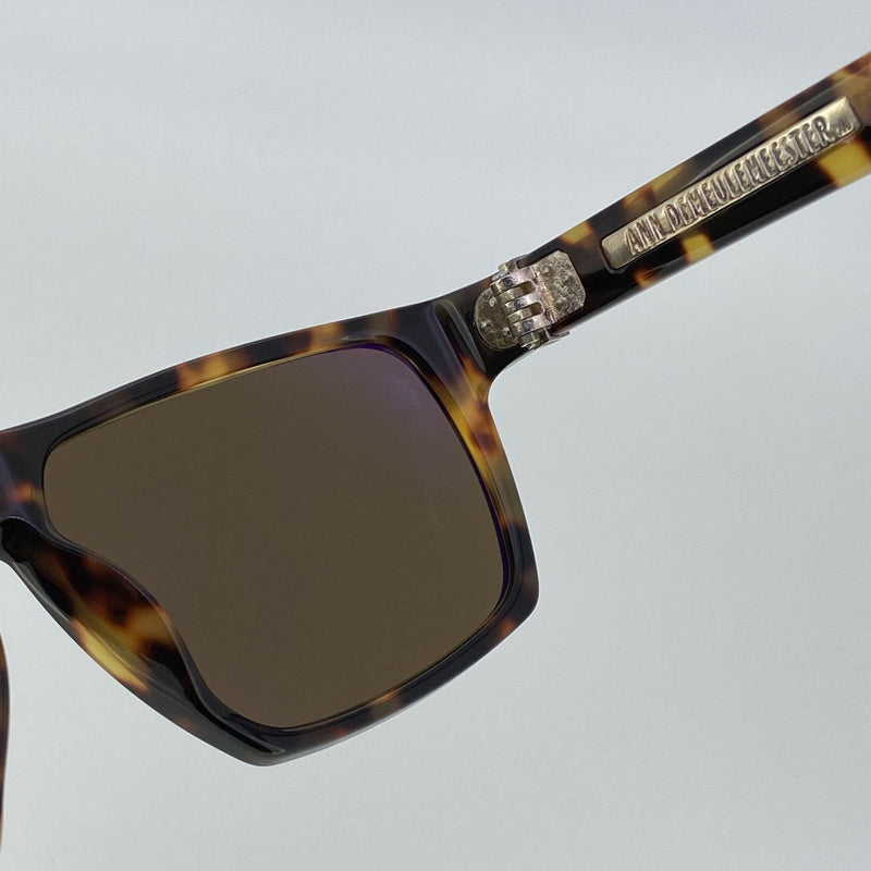 Ann Demeulemeester Sunglasses Angular Tortoise Shell 925 Silver Category 3 AD37C2SUN - Watches & Crystals