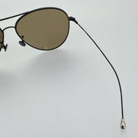 Ann Demeulemeester Sunglasses Black 925 Silver Titanium with Bronze Lenses AD40C4SUN - Watches & Crystals