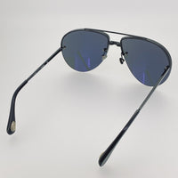 Ann Demeulemeester Sunglasses Black Titanium 925 Silver Category 3 Dark Tint AD13C4SUN - WatchPilot