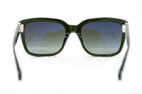 Ann Demeulemeester Sunglasses D-Frame Green 925 Silver with Green Graduated Lenses Category 3 AD9C7SUN - Watches & Crystals