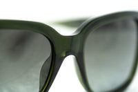 Ann Demeulemeester Sunglasses D-Frame Green 925 Silver with Green Graduated Lenses Category 3 AD9C7SUN - Watches & Crystals