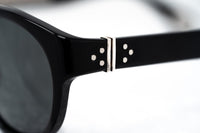 Ann Demeulemeester Sunglasses Flat Top Black 925 Silver with Grey Lenses Category 3 AD10C1SUN - Watches & Crystals