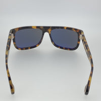 Ann Demeulemeester Sunglasses Flat Top Tortoise Shell 925 Silver with Grey Lenses CAT3 AD2C2SUN - Watches & Crystals