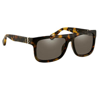 Ann Demeulemeester Sunglasses Flat Top Tortoise Shell 925 Silver with Grey Lenses CAT3 AD2C2SUN - Watches & Crystals