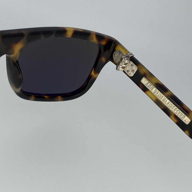 Ann Demeulemeester Sunglasses Flat Top Tortoise Shell 925 Silver with Grey Lenses CAT3 AD2C2SUN - Watches & Crystals