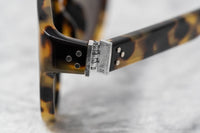 Ann Demeulemeester Sunglasses Flat Top Tortoise Shell 925 Silver with Grey Lenses Category 3 AD10C2SUN - Watches & Crystals