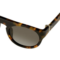 Ann Demeulemeester Sunglasses Flat Top Tortoise Shell 925 Silver with Grey Lenses Category 3 AD10C2SUN - Watches & Crystals