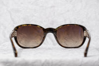 Ann Demeulemeester Sunglasses Oval Black & Tortoise Shell 925 Silver with Brown Graduated Lenses Category 3 AD8C6SUN - Watches & Crystals