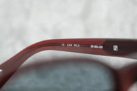 Ann Demeulemeester Sunglasses Oval Bordeaux Red 925 Silver with Blue Lenses Category 2 AD8C3SUN - Watches & Crystals