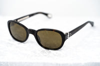 Ann Demeulemeester Sunglasses Oval Tortoise Shell 925 Silver with Brown Lenses Category 3 AD8C4SUN - Watches & Crystals