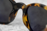 Ann Demeulemeester Sunglasses Oval Tortoise Shell 925 Silver with Grey Lenses Category 3 AD8C2SUN - Watches & Crystals