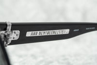 Ann Demeulemeester Sunglasses Oversized Black 925 Silver with Grey Lenses CAT3 AD6C1SUN - Watches & Crystals