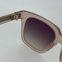 Ann Demeulemeester Sunglasses Oversized Blush Pink with Brown Lenses 925 Silver AD21C5SUN - Watches & Crystals